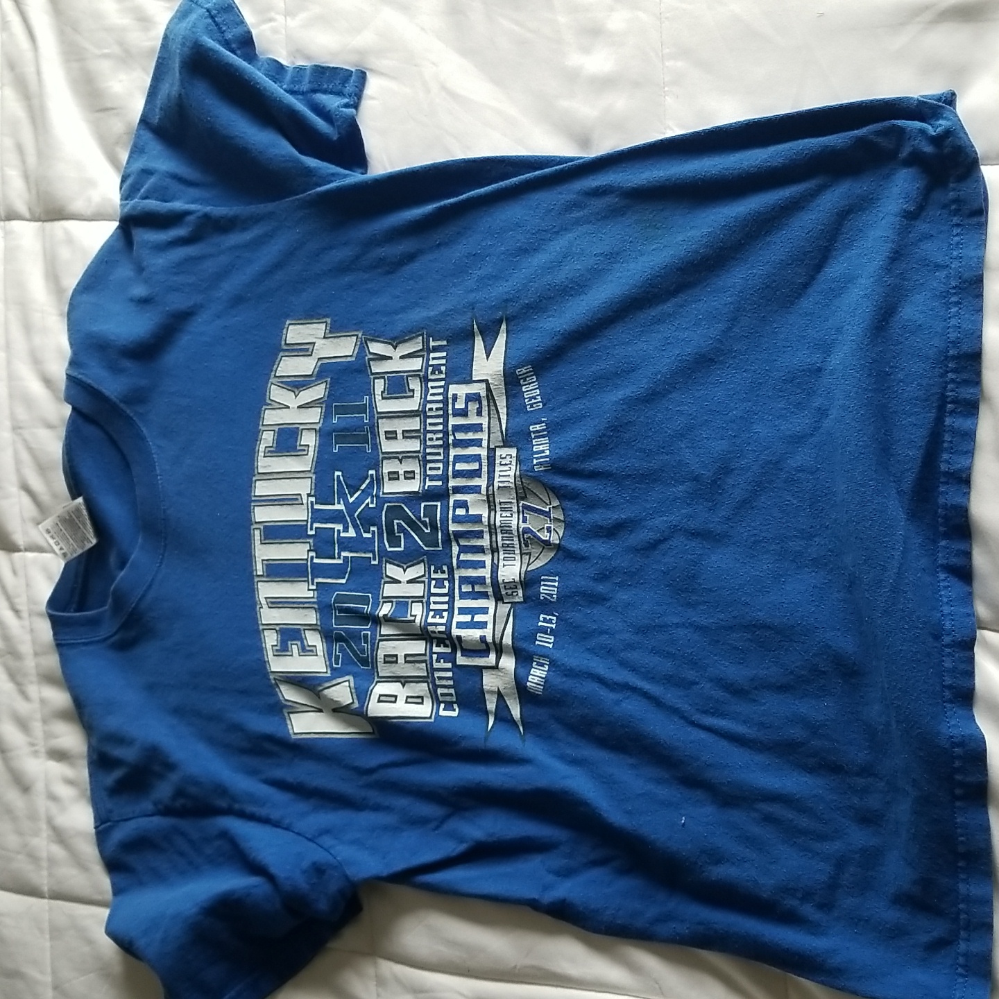 Kentucky Wildcats Basketball Sec Tournament Champions 2011